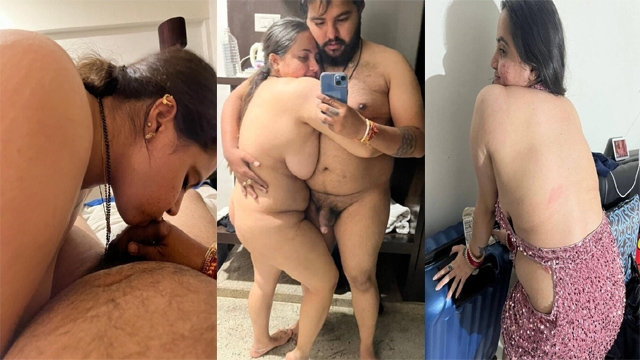 Newly Married Wife Showing & Spread Dick