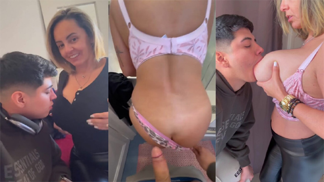 Son Sucks Her Mom’s Huge Tits Big Cock Fucking