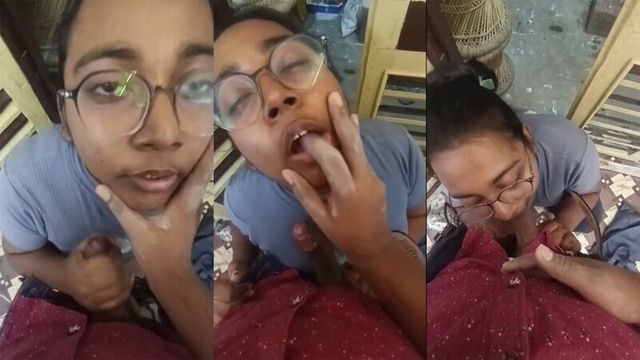 Desi Cuckhold Wife Deepthroat Blowjob 4mins