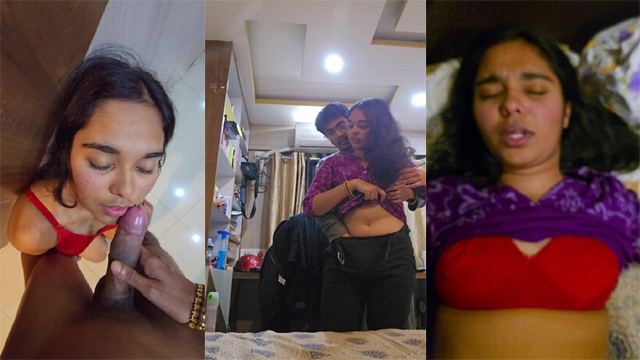 Busty Girl Giving Blowjob – Fucking With Boyfriend