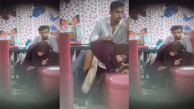 Hijabi Girl Fucked With Lover In Restaurant