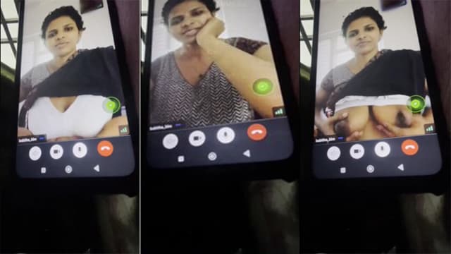 Telugu Teacher Paid Nude Video call with talk