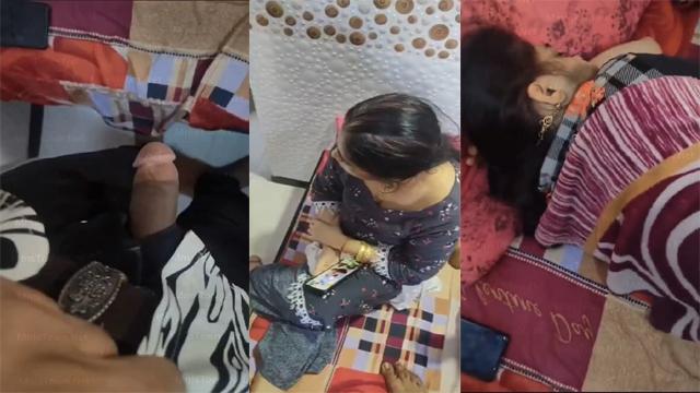 Tamil Mom Cleavage Secretly Captured Video