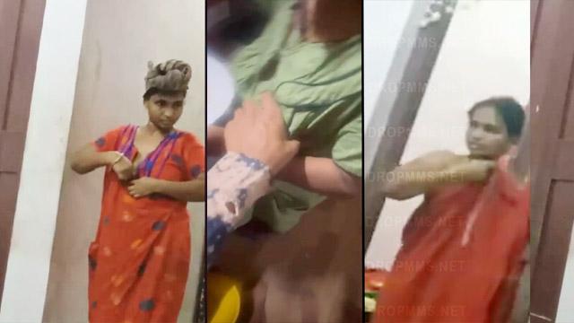 Nasty Mallu Aunty Boobs Pressed Spy Video Leaked MMS
