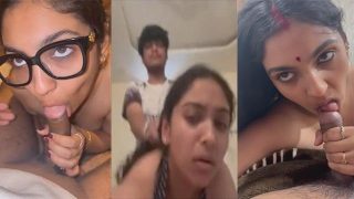Horny Indian Babe Sucking Dick Doggy Fucking Video